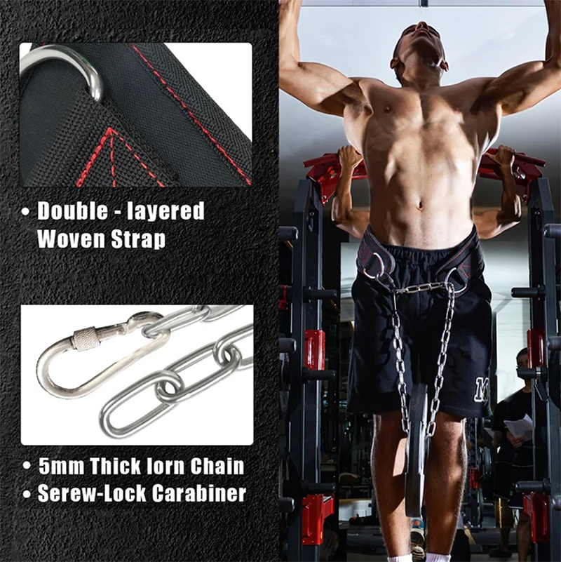 Heavy-Duty Dip Belt with Steel Chain